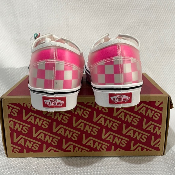 Vans women’s comfy Cush slip on with transparent old Skool hot pink size 6 - Picture 4 of 9